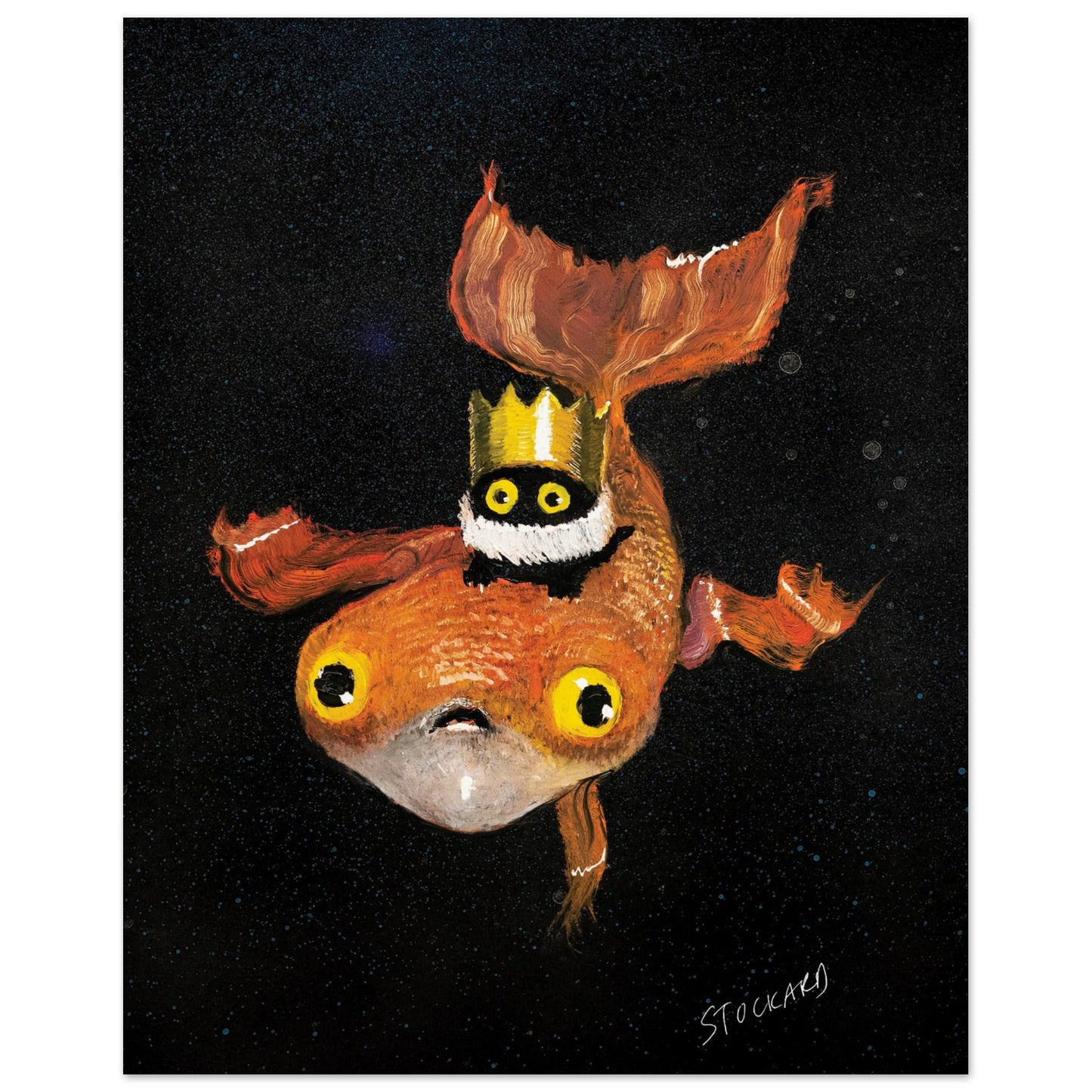 Official Vanessa Stockard 'Fishy Ship' - Museum-Quality Matte Paper Poster