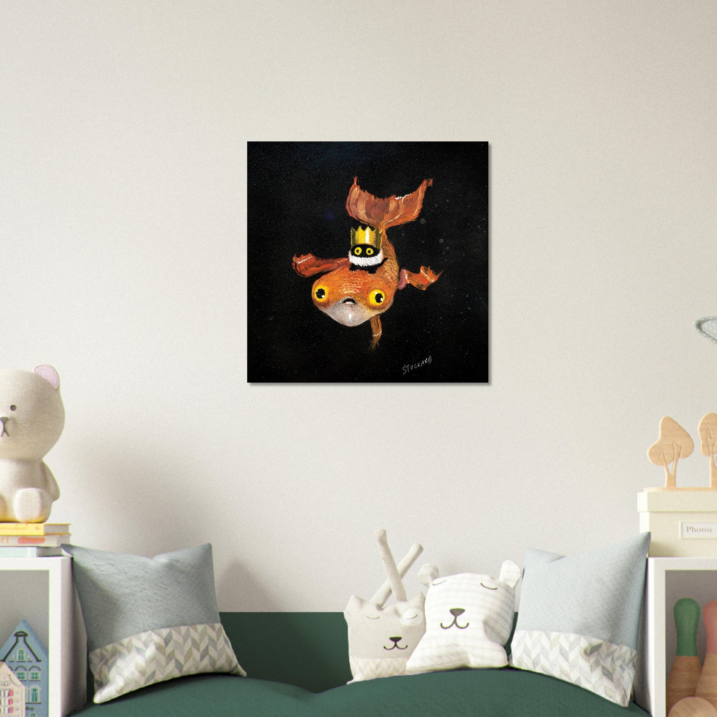 Official Vanessa Stockard 'Fishy Ship' - Premium Matte Paper Poster