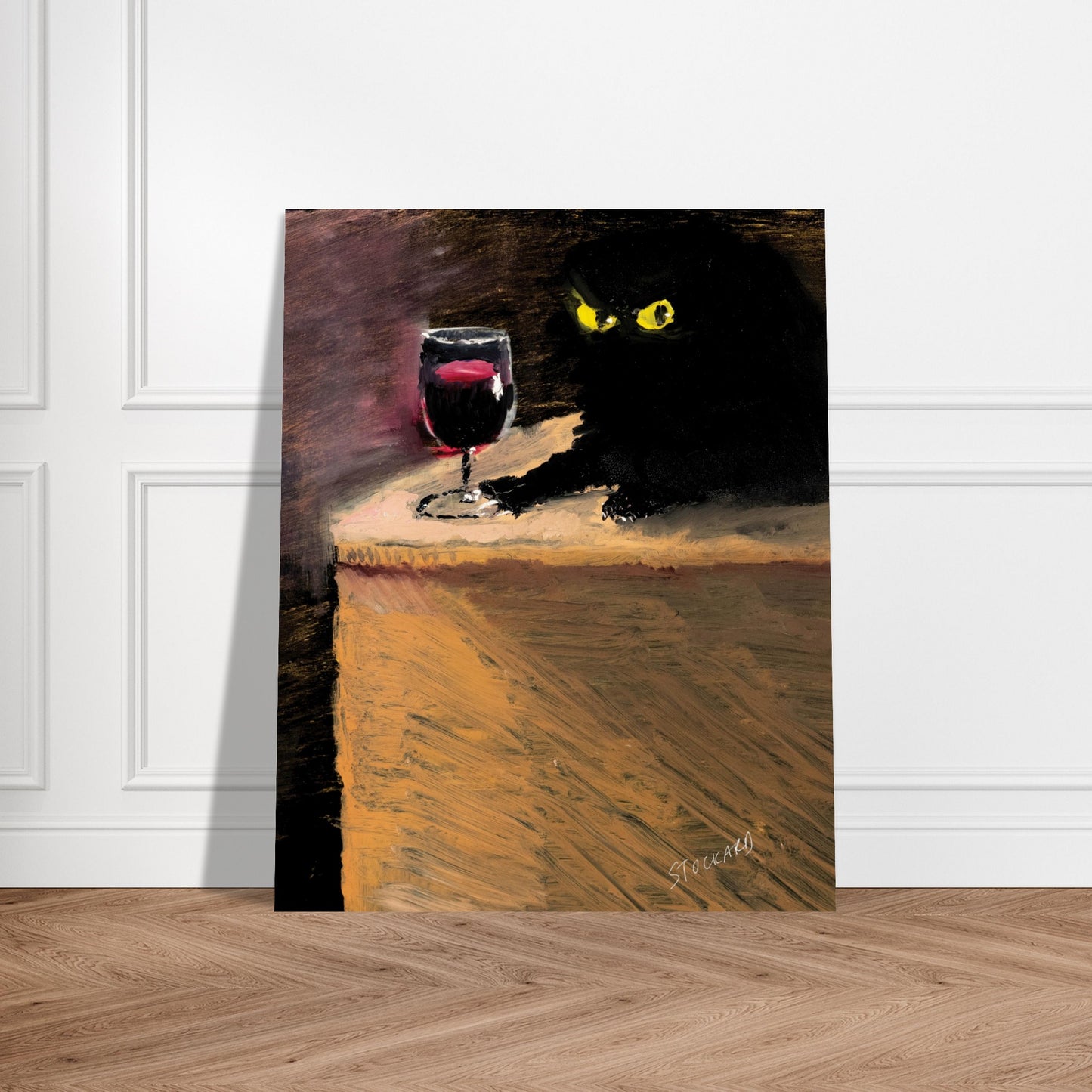 Official Vanessa Stockard 'Red Wine' - Museum-Quality Matte Paper Poster