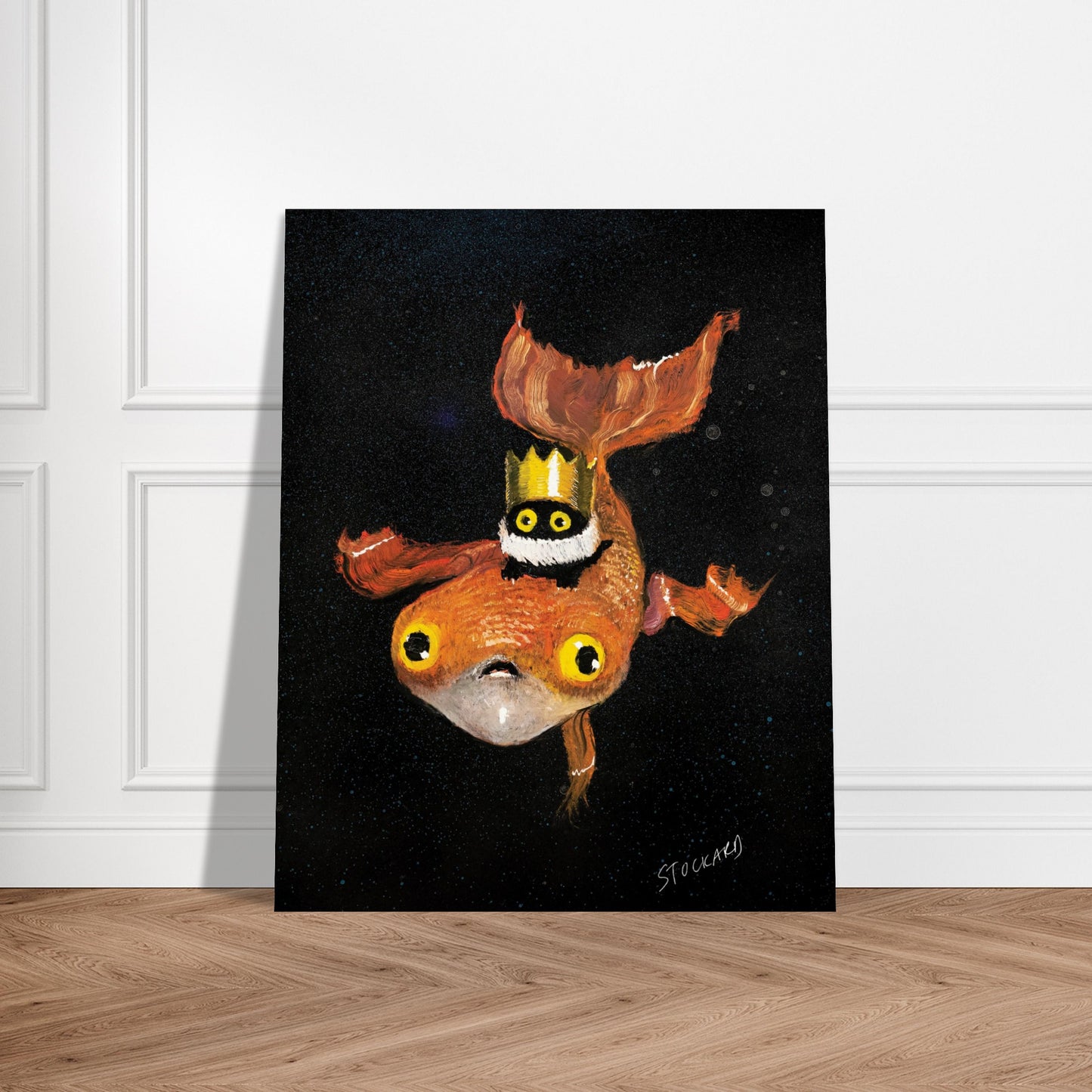 Official Vanessa Stockard 'Fishy Ship' - Museum-Quality Matte Paper Poster