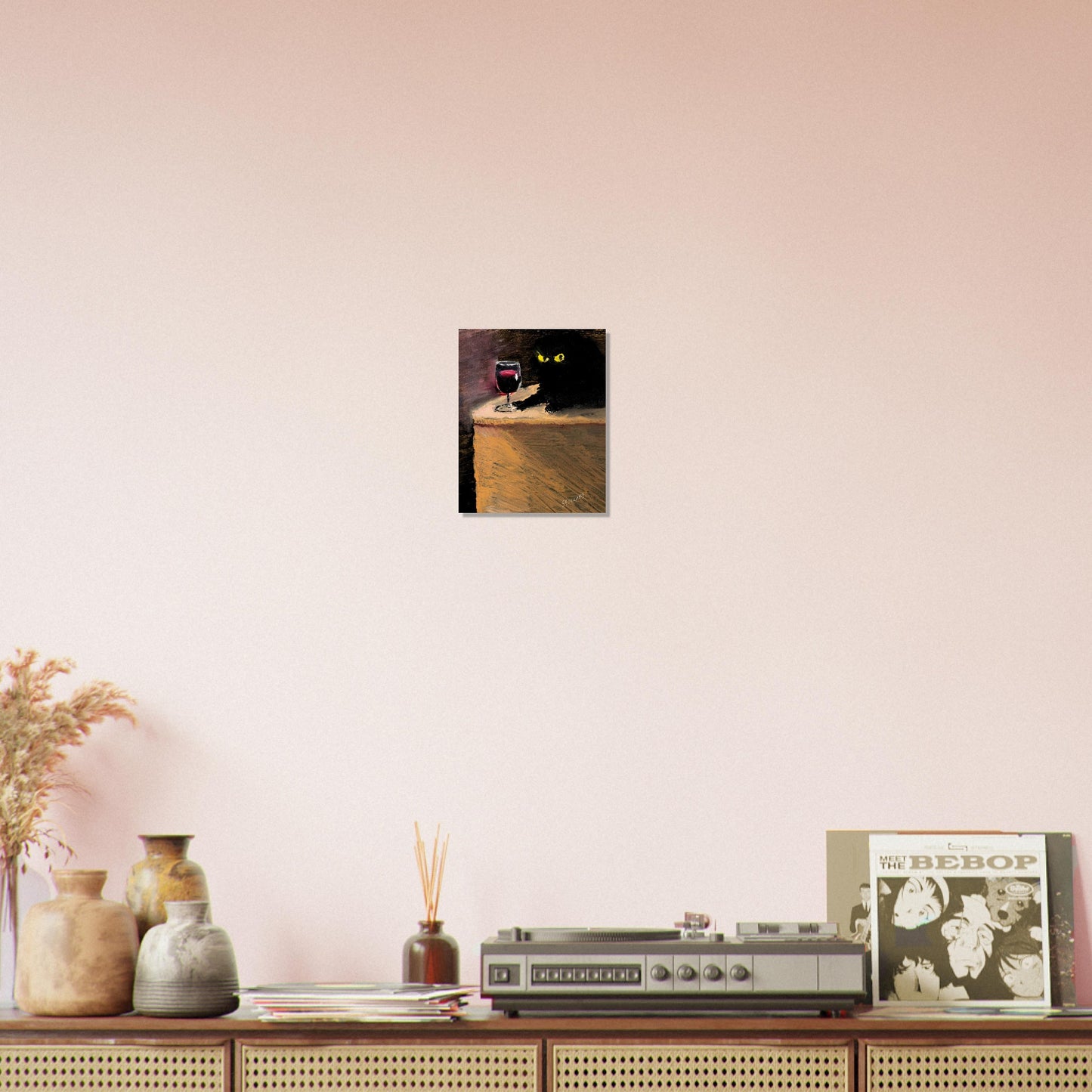Official Vanessa Stockard 'Red Wine' - Museum-Quality Matte Paper Poster