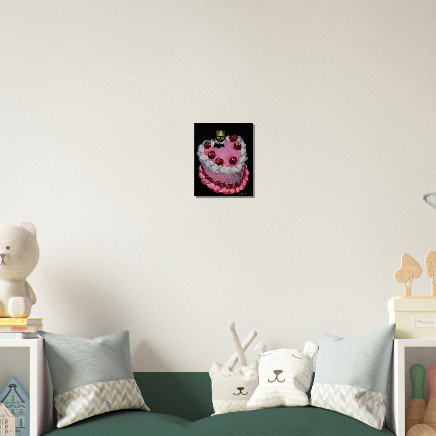 Official Vanessa Stockard ' Kevin Heart Cake' - Museum-Quality Matte Paper Poster
