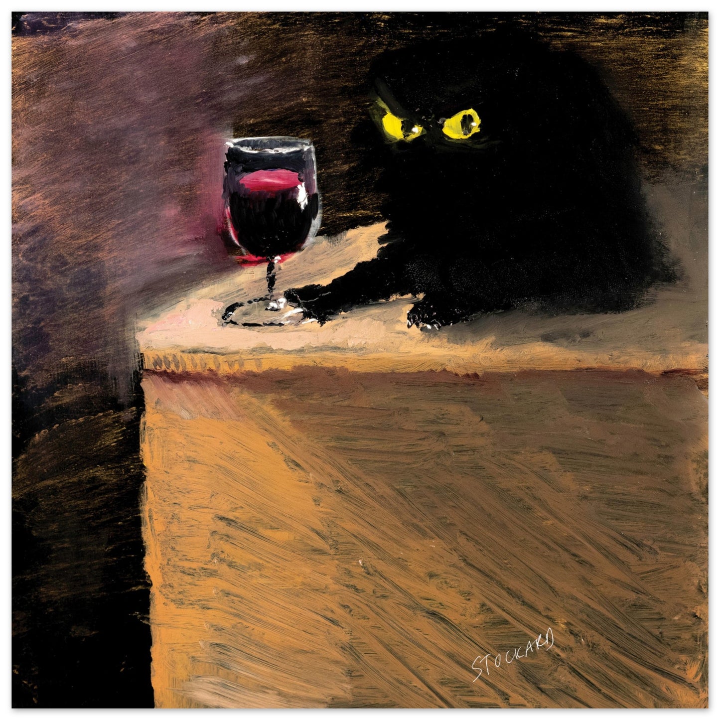 Official Vanessa Stockard 'Red Wine' - Premium Matte Paper Poster