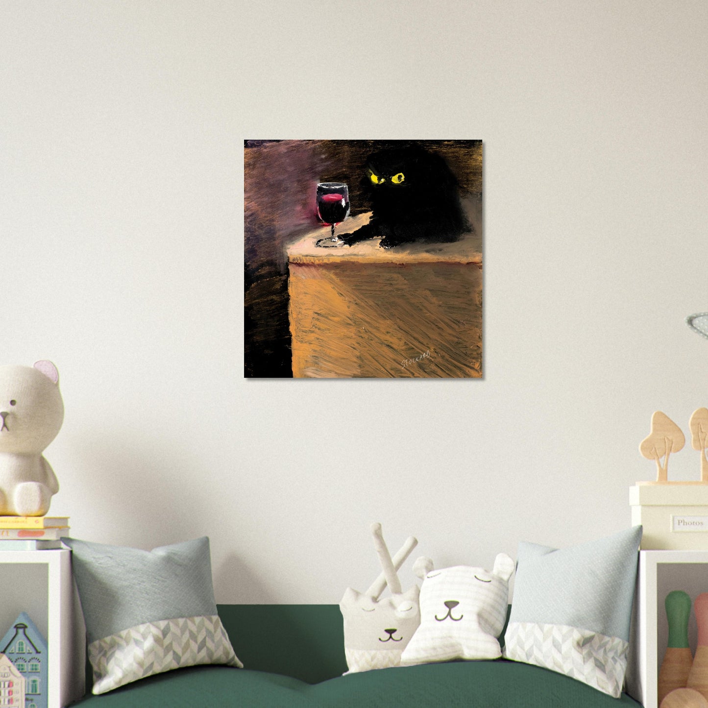 Official Vanessa Stockard 'Red Wine' - Premium Matte Paper Poster
