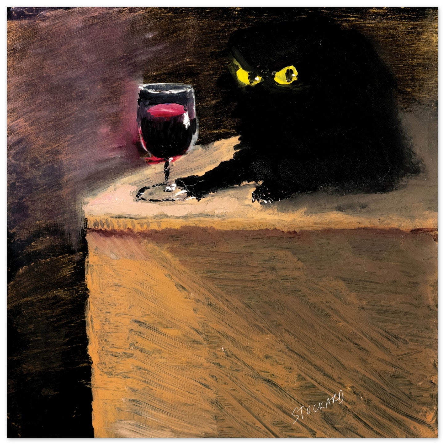 Official Vanessa Stockard 'Red Wine' - Premium Matte Paper Poster