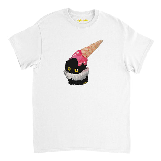 Official Vanessa Stockard 'Ice Cream Hat' - Heavyweight Unisex Crewneck T-shirt