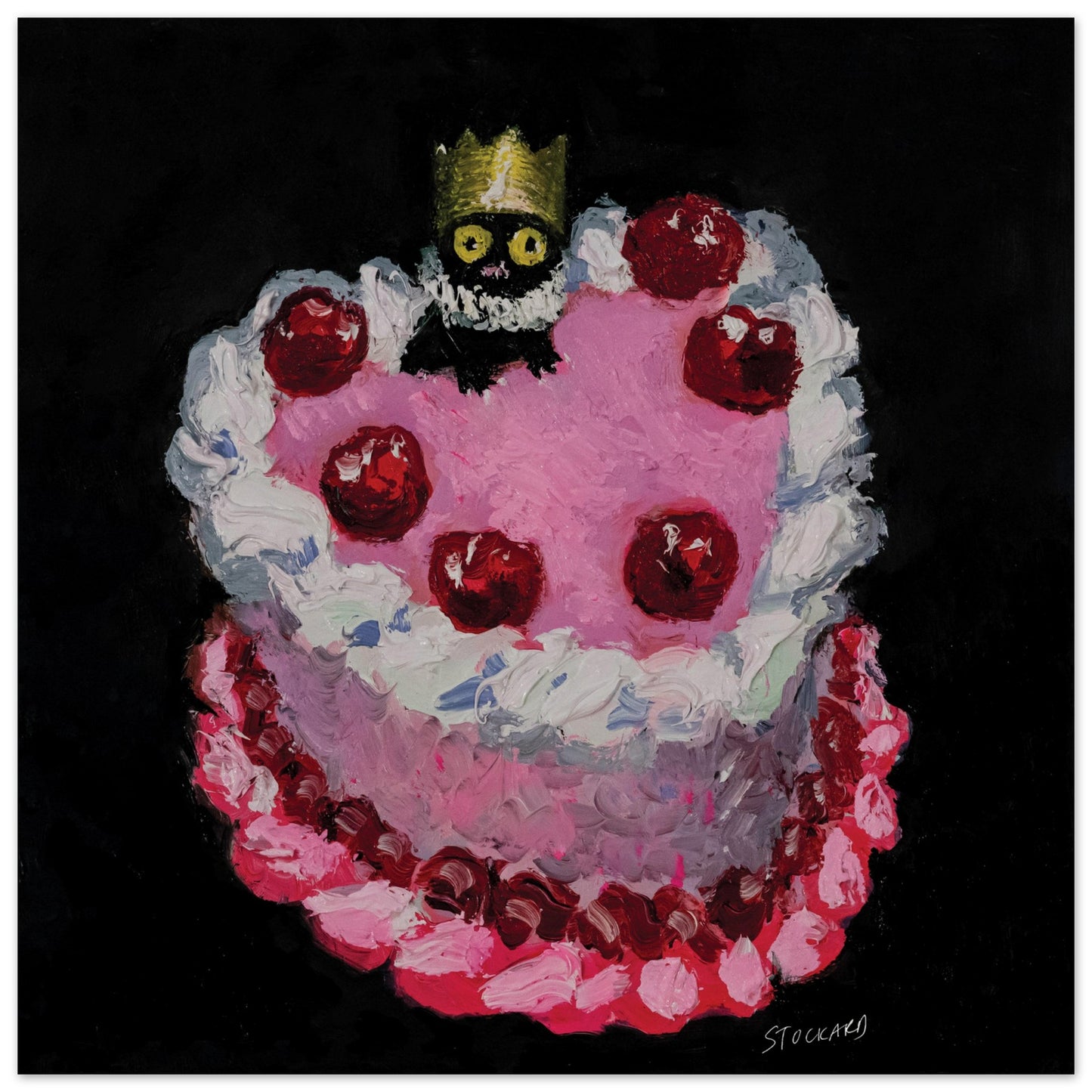 Official Vanessa Stockard ' Kevin Heart Cake' - Museum-Quality Matte Paper Poster