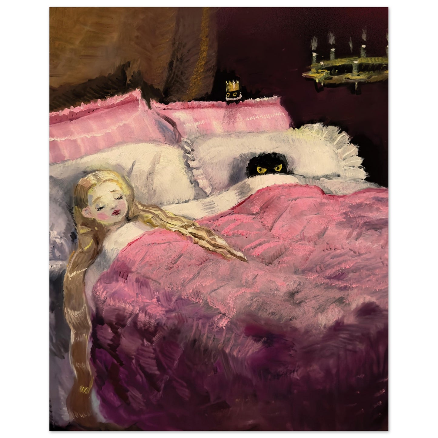 Official Vanessa Stockard 'Sleep When They Sleep' - Museum-Quality Matte Paper Poster