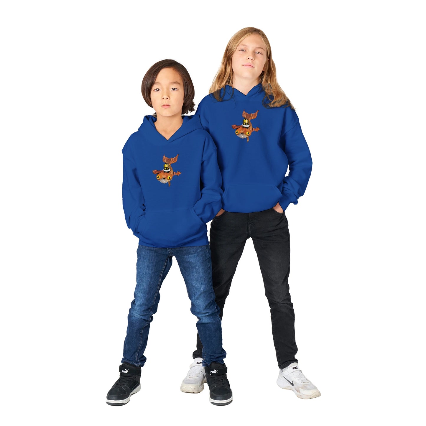 Official Vanessa Stockard 'Fishy Ship' - Classic Kids Pullover Hoodie