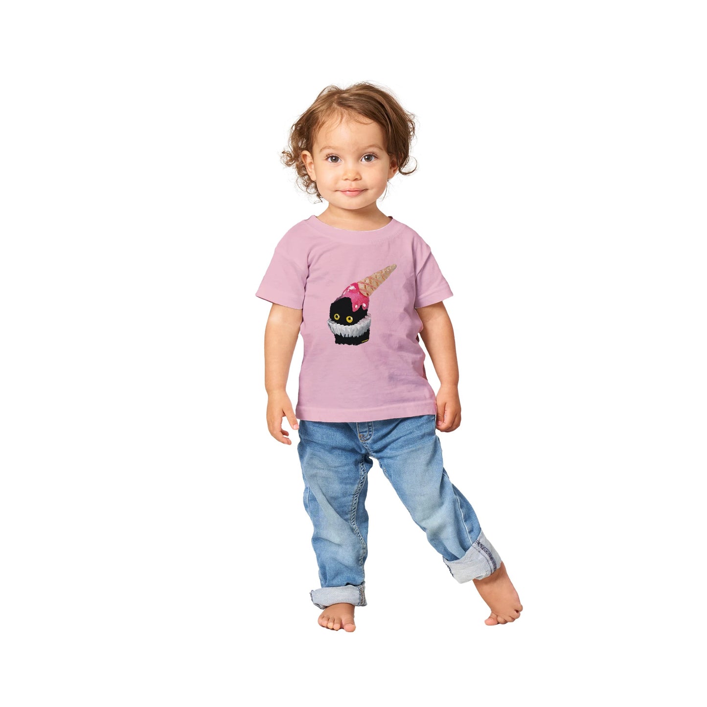 Official Vanessa Stockard 'Ice Cream Hat' - Classic Baby Crewneck T-shirt