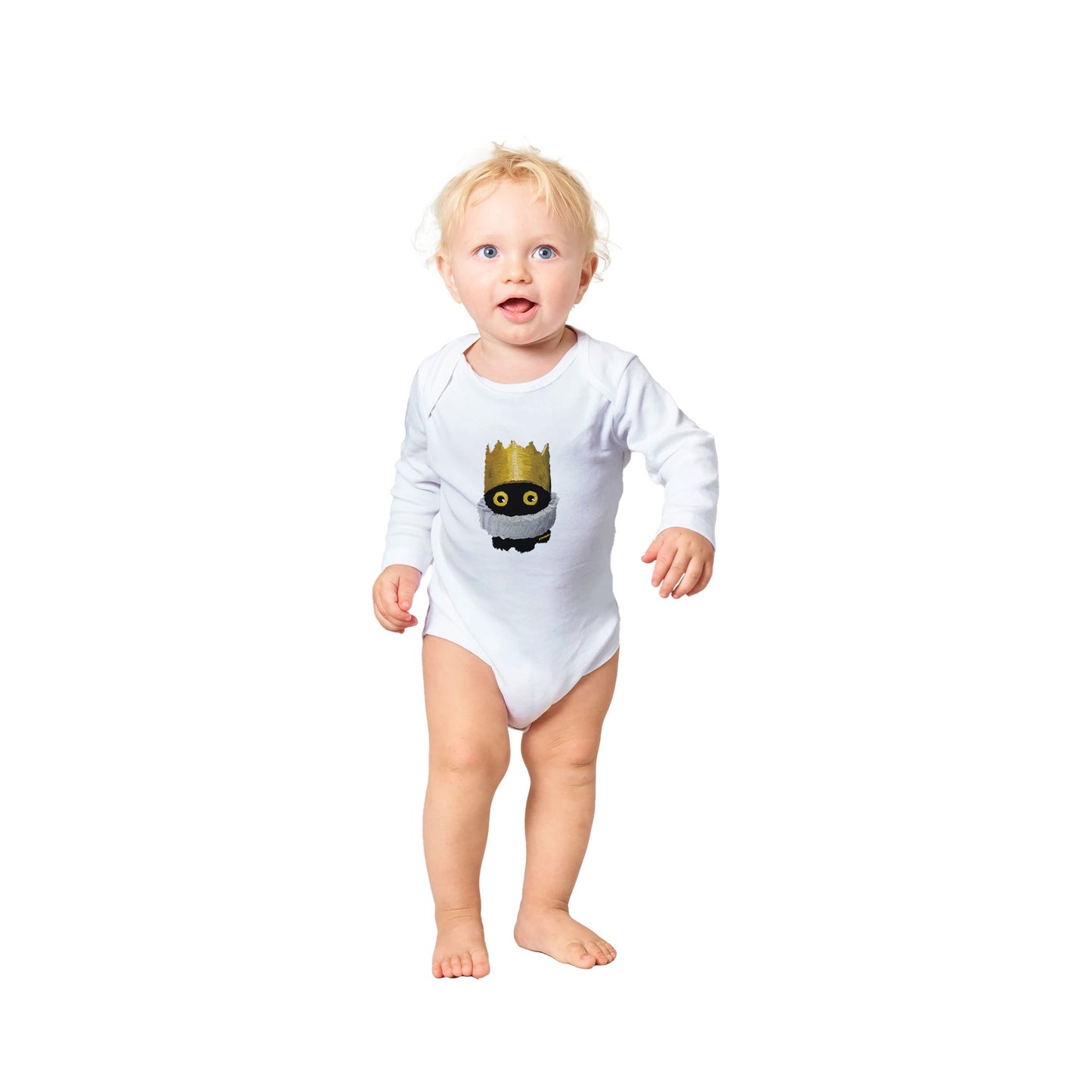 Official Vanessa Stockard ‘King Kevin’ - Classic Baby Long Sleeve Bodysuit