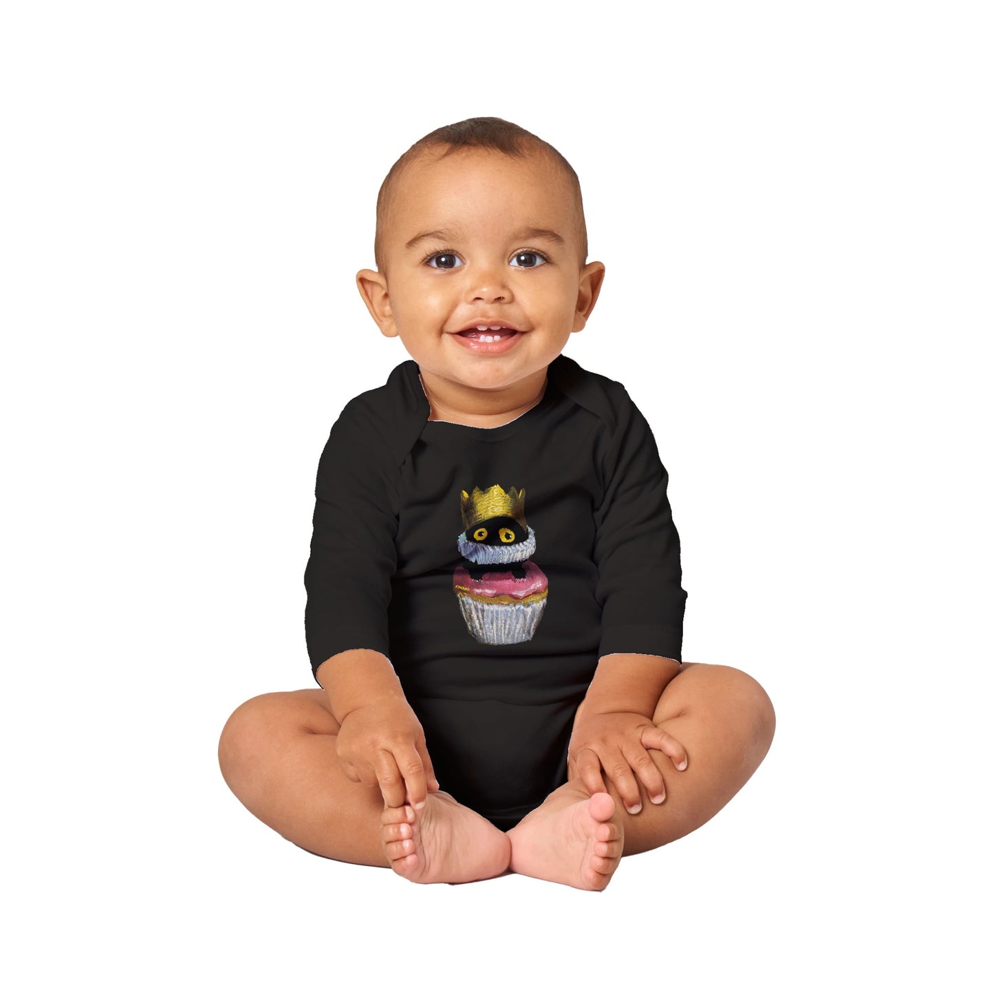 Official Vanessa Stockard 'Cake Stage' - Classic Baby Long Sleeve Bodysuit