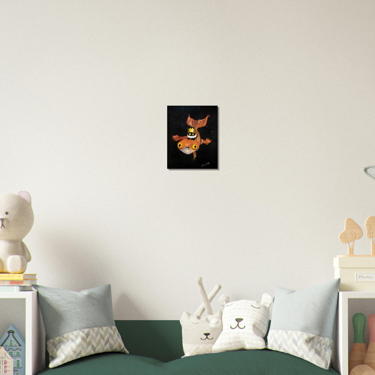 Official Vanessa Stockard 'Fishy Ship' -  Museum-Quality Matte Paper Poster