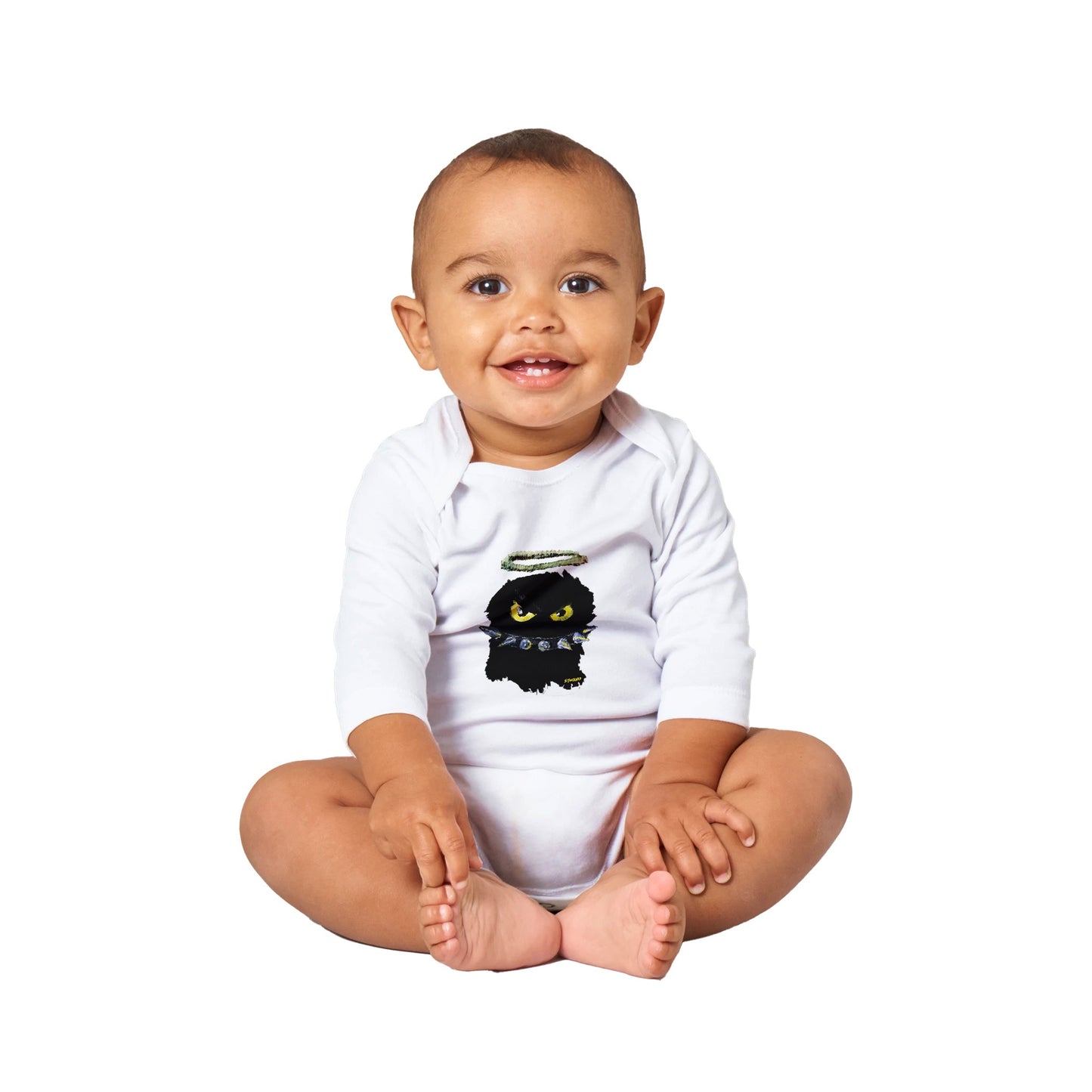 Official Vanessa Stockard ‘Baby Satan’ - Classic Baby Long Sleeve Bodysuit