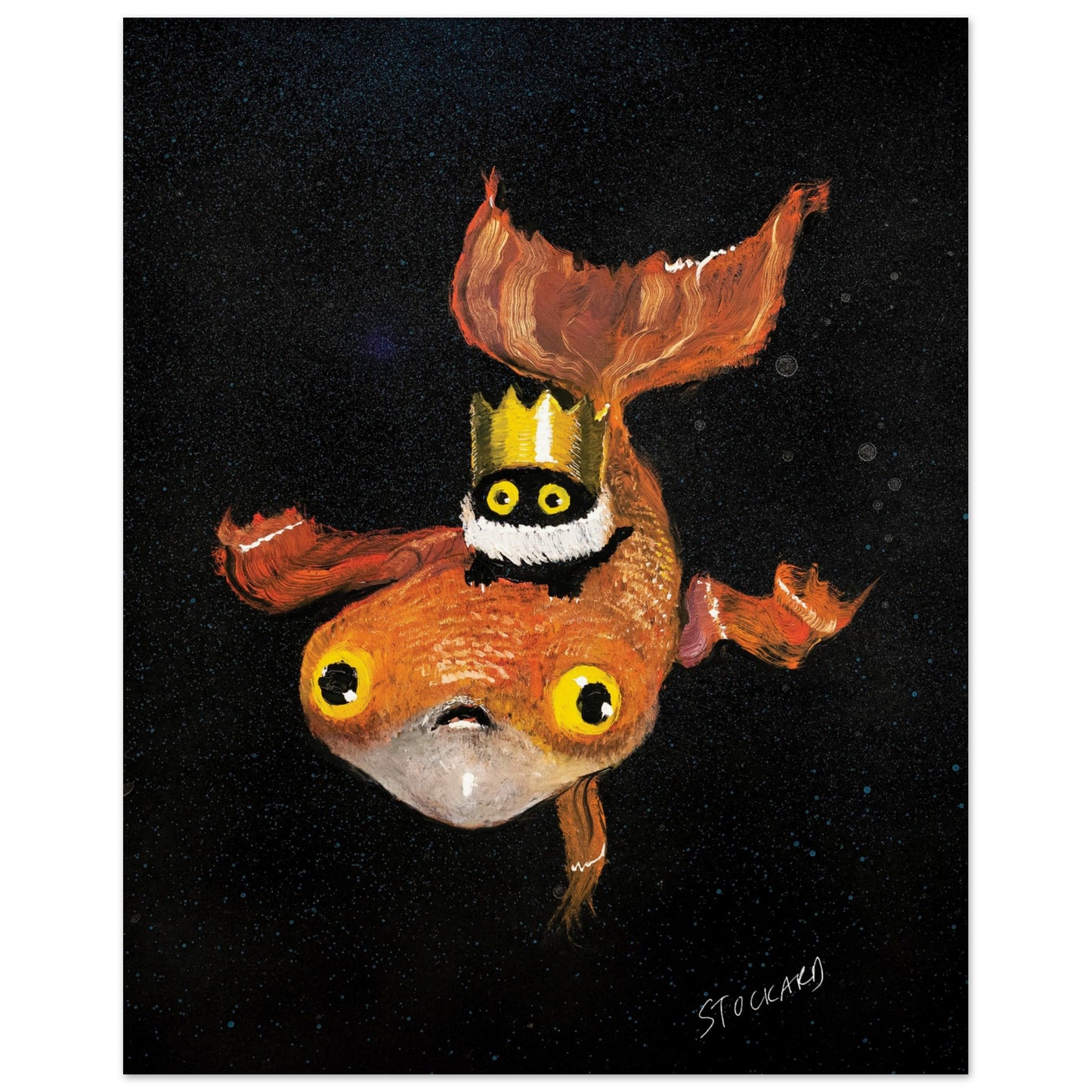 Official Vanessa Stockard 'Fishy Ship' -  Museum-Quality Matte Paper Poster