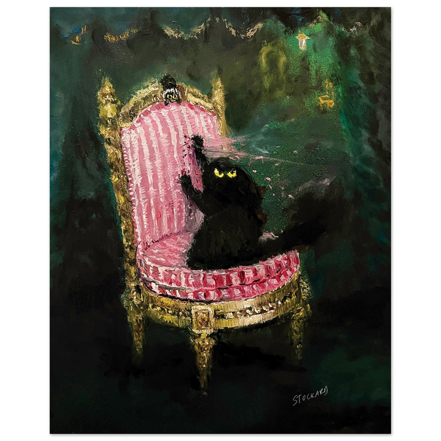 Official Vanessa Stockard "Another Day Another Chair' - Museum-Quality Matte Paper Poster