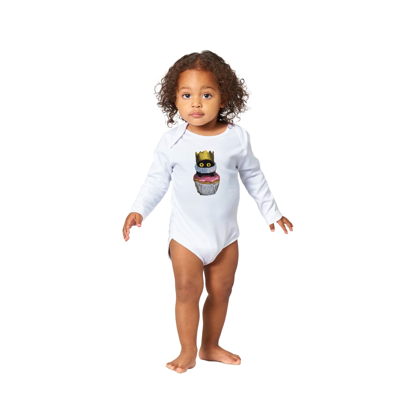 Official Vanessa Stockard 'Cake Stage' - Classic Baby Long Sleeve Bodysuit