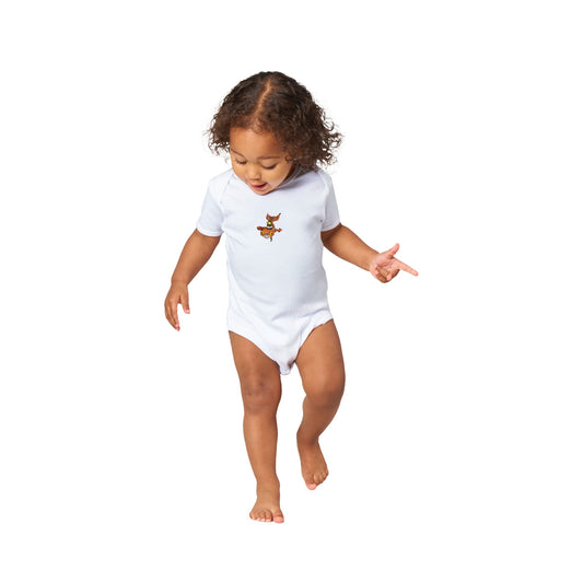 Official Vanessa Stockard 'Fishy Ship' - Classic Baby Short Sleeve Bodysuit