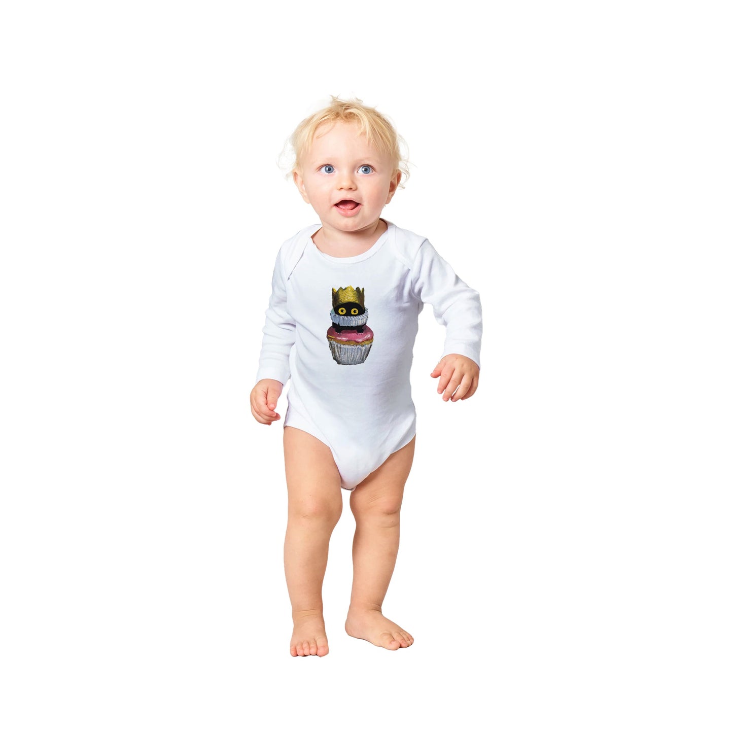 Official Vanessa Stockard 'Cake Stage' - Classic Baby Long Sleeve Bodysuit