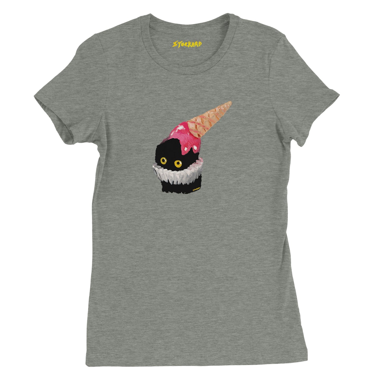 Official Vanessa Stockard 'Ice Cream Hat' - Premium Womens Crewneck T-shirt