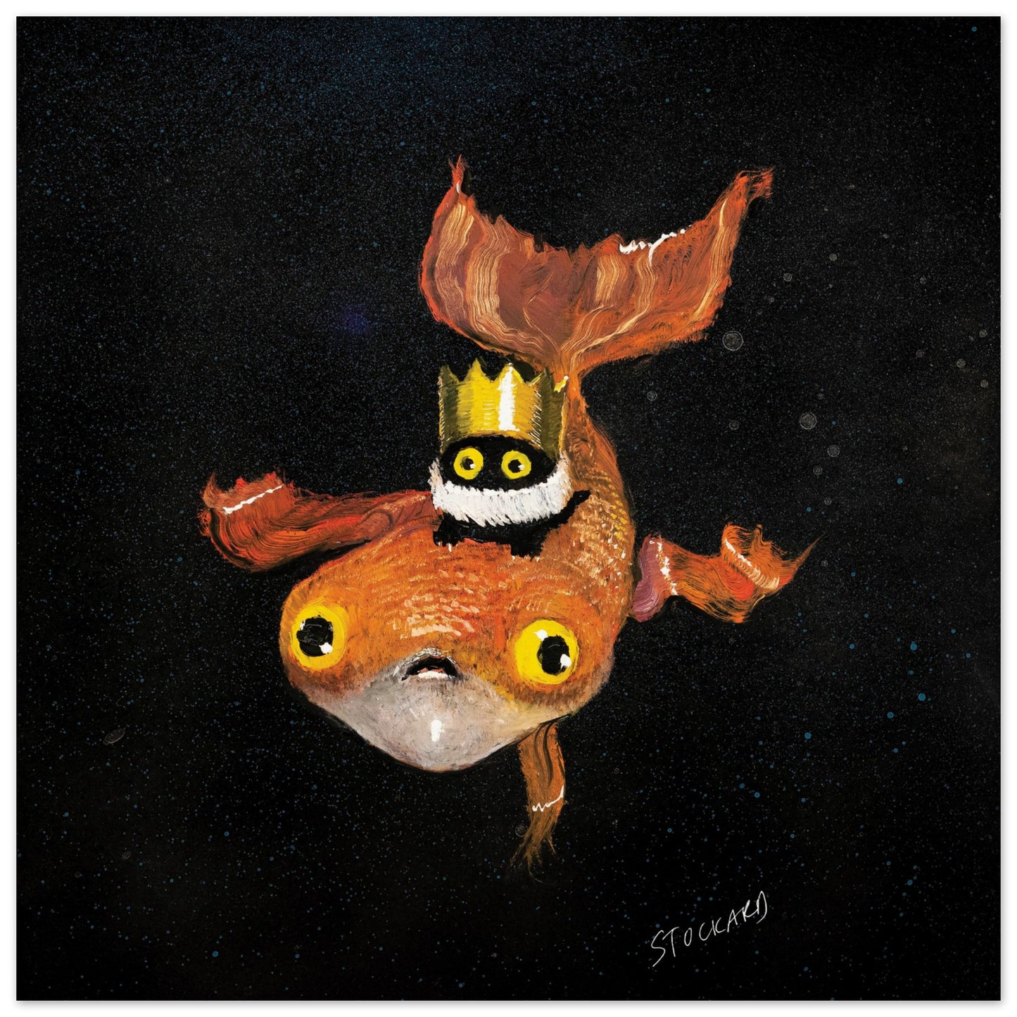 Official Vanessa Stockard 'Fishy Ship' -  Museum-Quality Matte Paper Poster