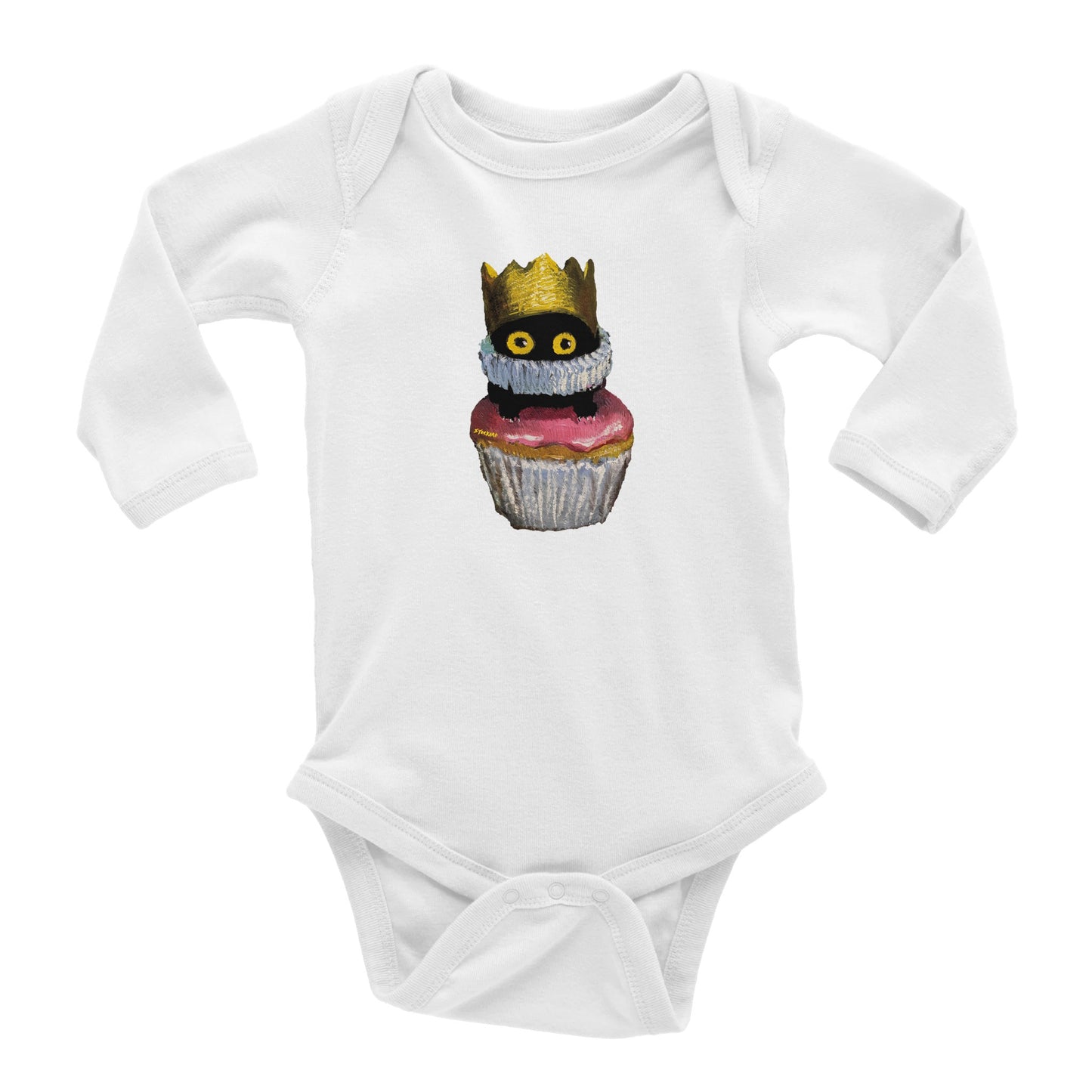 Official Vanessa Stockard 'Cake Stage' - Classic Baby Long Sleeve Bodysuit