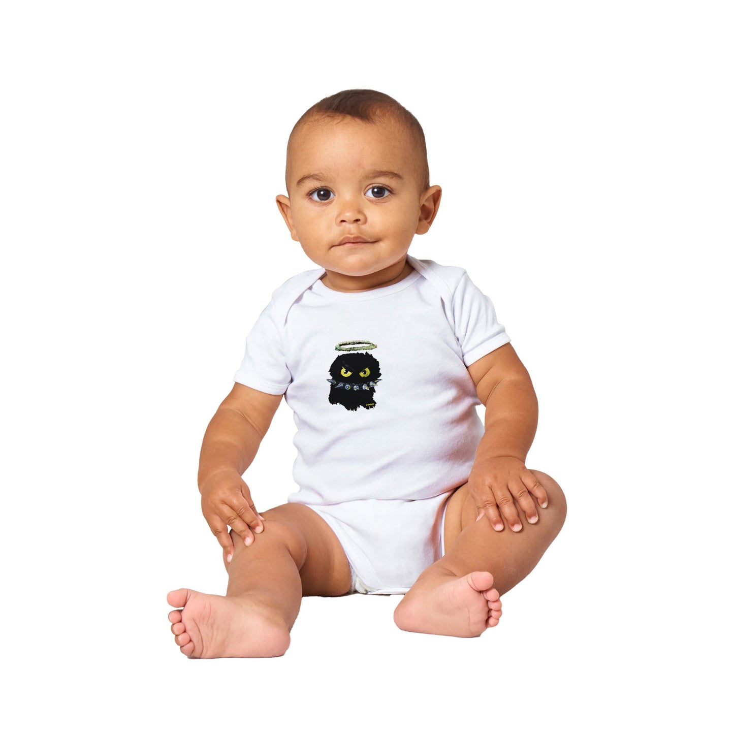 Official Vanessa Stockard ‘Baby Satan’ - Classic Baby Short Sleeve Bodysuit