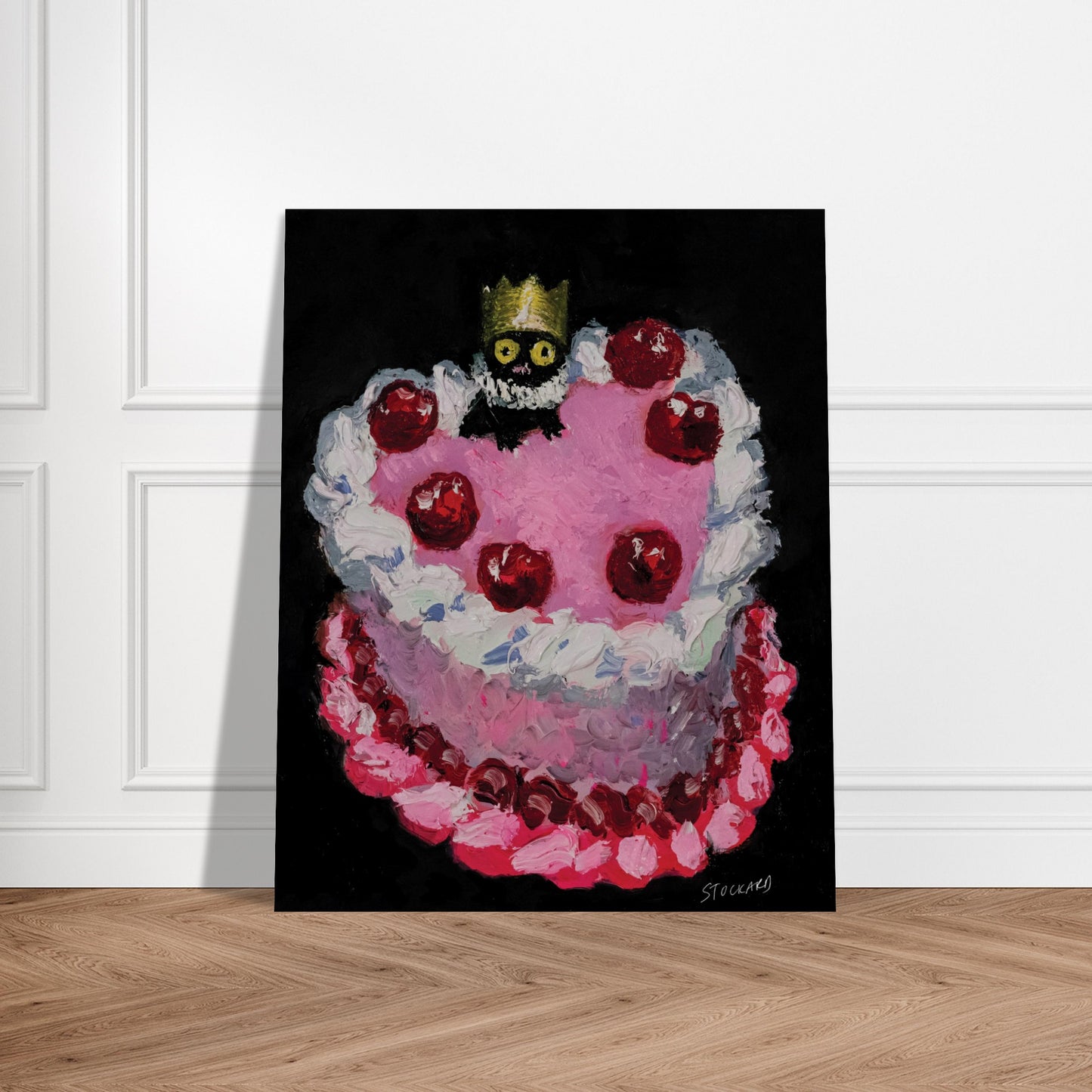 Official Vanessa Stockard ' Kevin Heart Cake' - Museum-Quality Matte Paper Poster