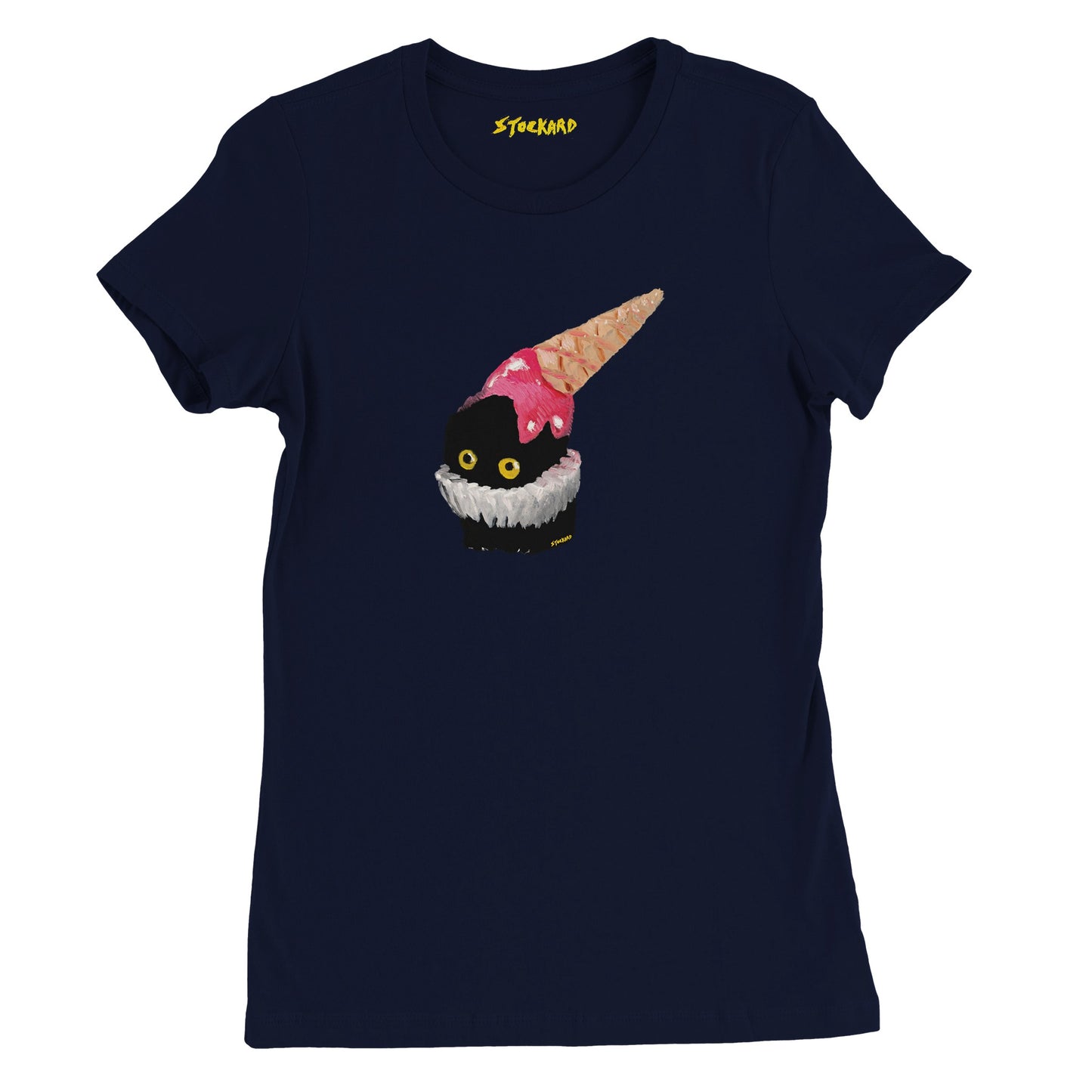 Official Vanessa Stockard 'Ice Cream Hat' - Premium Womens Crewneck T-shirt