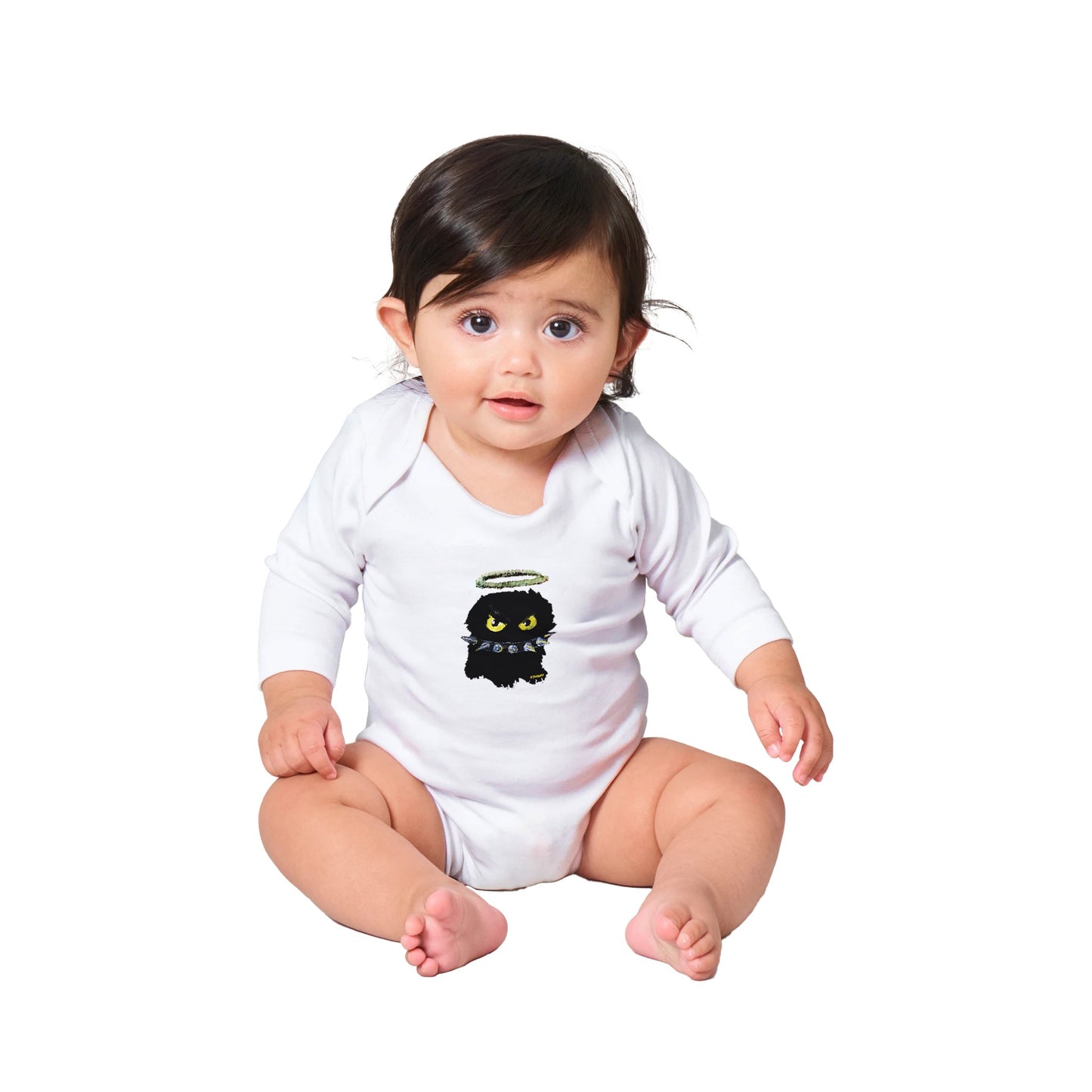 Official Vanessa Stockard ‘Baby Satan’ - Classic Baby Long Sleeve Bodysuit