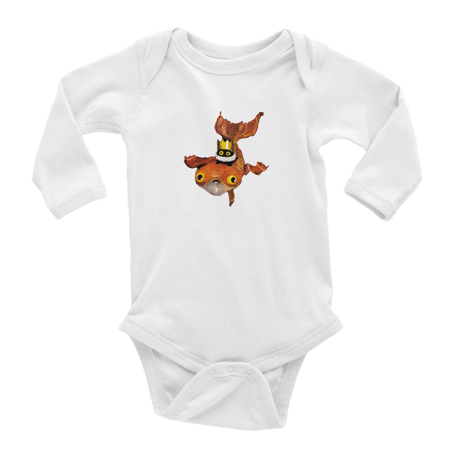 Official Vanessa Stockard 'Fishy Ship' - Classic Baby Long Sleeve Bodysuit