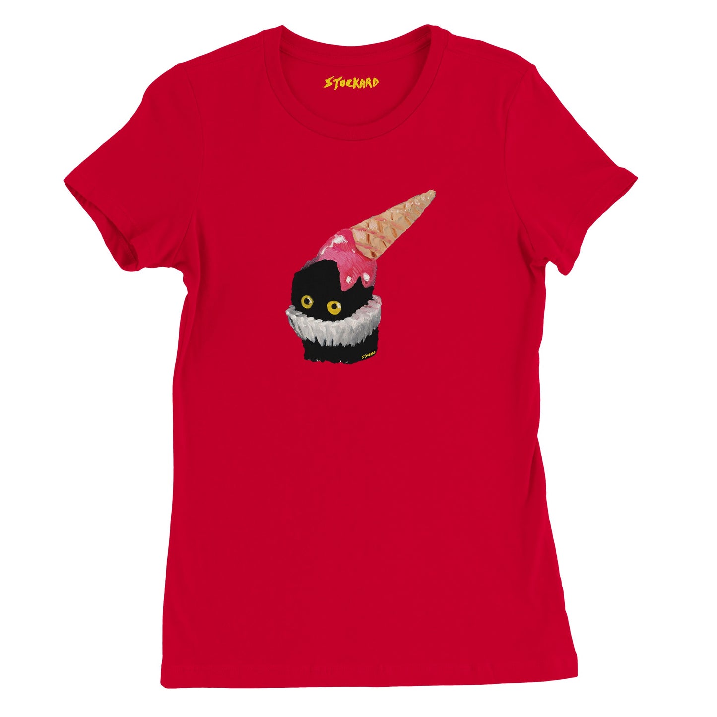 Official Vanessa Stockard 'Ice Cream Hat' - Premium Womens Crewneck T-shirt