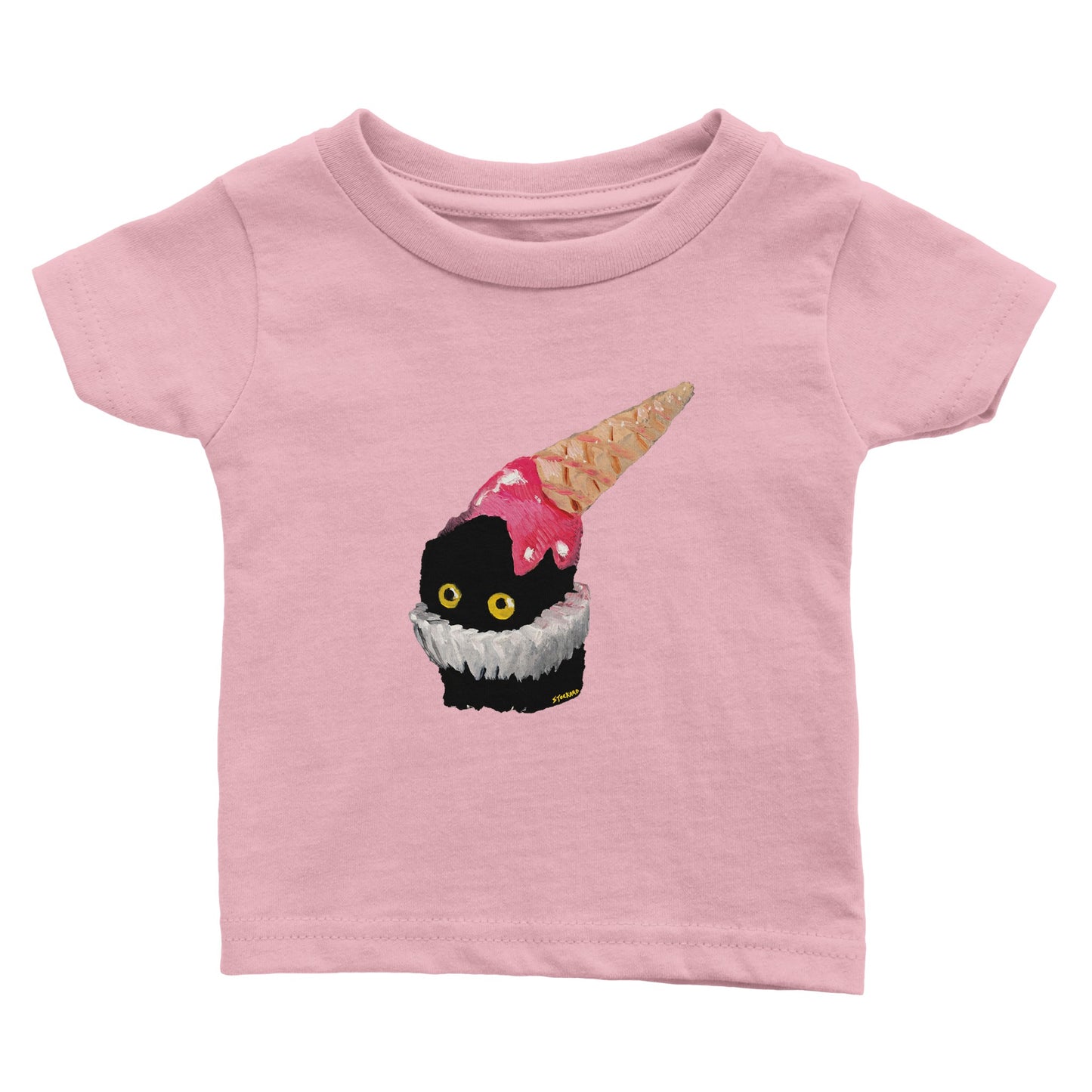 Official Vanessa Stockard 'Ice Cream Hat' - Classic Baby Crewneck T-shirt