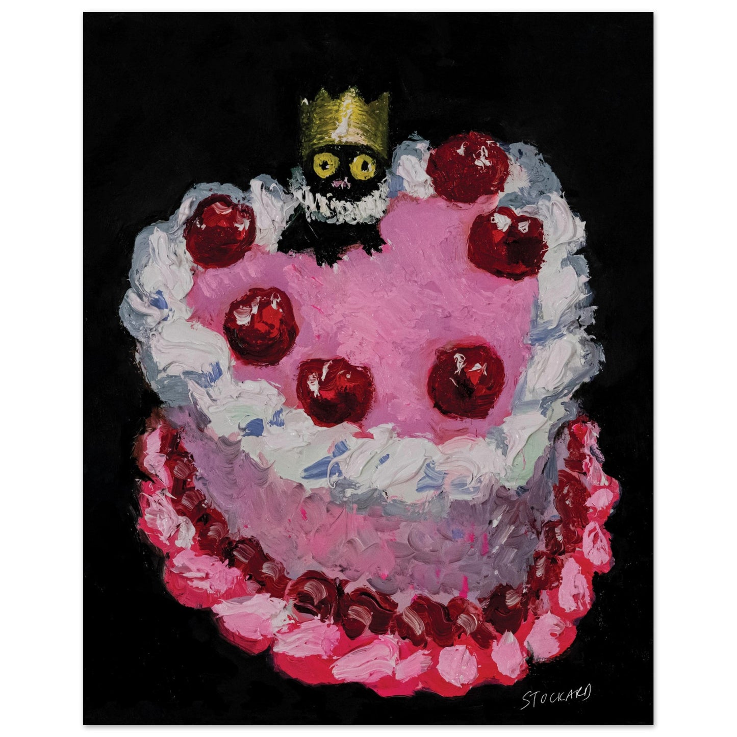 Official Vanessa Stockard ' Kevin Heart Cake' - Premium Matte Paper Poster